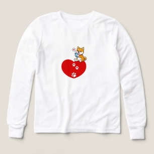 Sweat "Cœur Canin Connecté" : Adorable Shiba Inu s