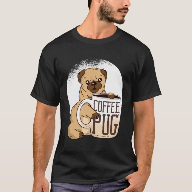 Sweat Coffee Mops T-Shirt (Vorderseite)