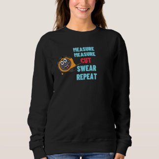 Sweat de coupe de mesure Répéter le menuisier de b