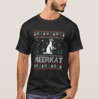 Sweat de Noël moche Design drôle Meerkat moche X