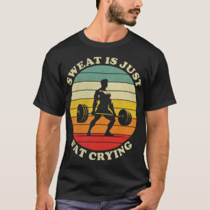 Sweat Est Juste Gros Pleurant Drôle Gym Entraîneme
