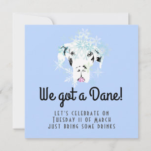 Sweat Great Dane Girl   Doggenhaus-Einladung Einladung