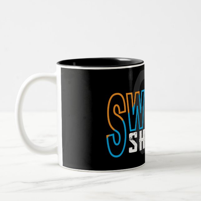 Sweat & Shine Tasse für Fitness Liebhaber (Links)