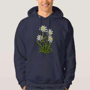 Sweat - shirt à capuche alpin de fleurs
