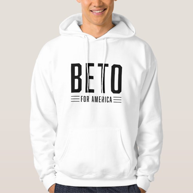 Sweat - shirt à capuche américain du Beto pour hom (Devant)