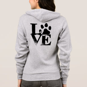 Sweat - shirt à capuche animal d'empreinte de
