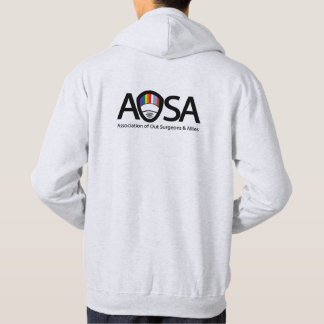 Sweat - shirt à capuche AOSA (avant et arrière)
