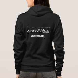 Sweat - shirt à capuche athée de dames de socié