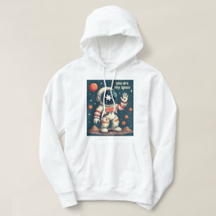 Sweat - shirt à capuche avec le design de Valentin