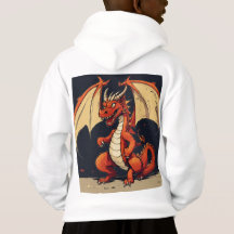 Sweat - shirt à capuche Blanc Pour Enfants Avec De