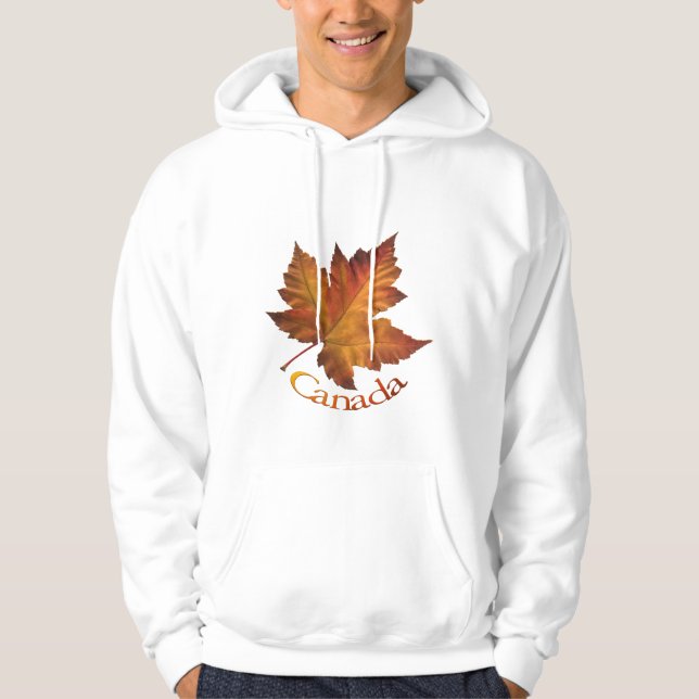 Sweat - shirt à capuche Canada Feuille d'érable Sw (Devant)
