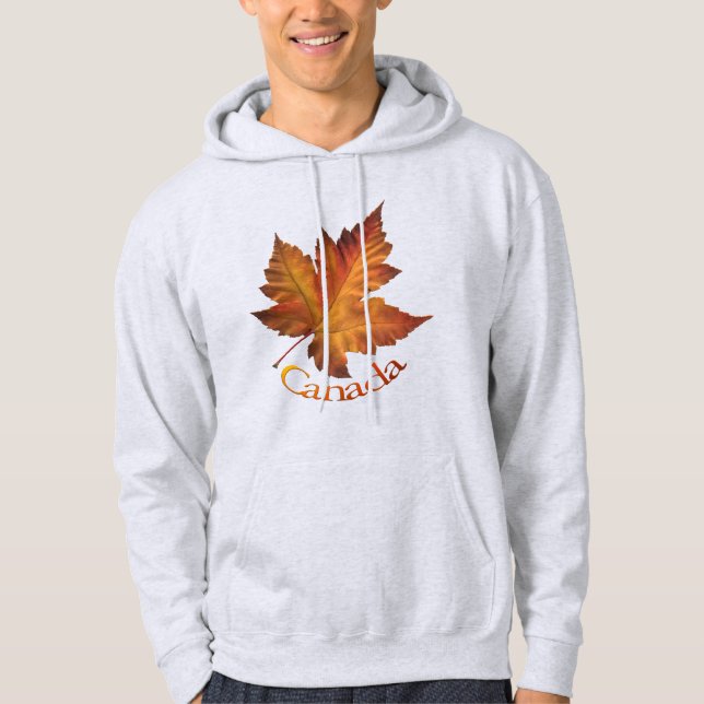 Sweat - shirt à capuche Canada Feuille d'érable Sw (Devant)