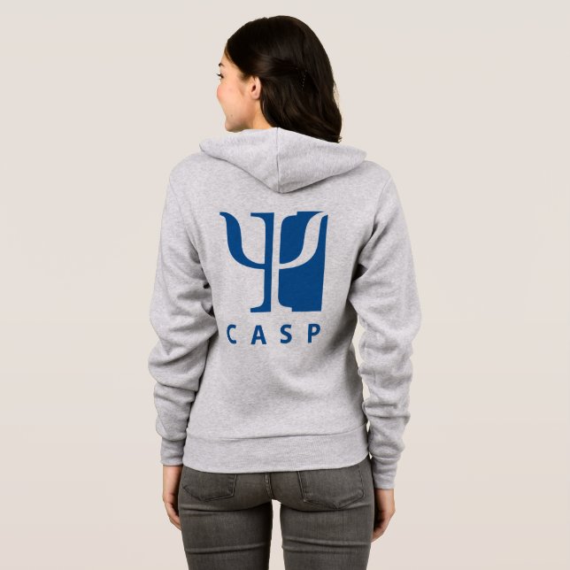 SWEAT - SHIRT À CAPUCHE CASP Zip Up (Dos entier)