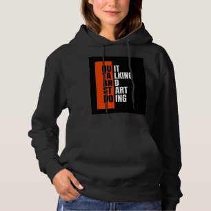 Sweat - shirt à capuche chic, message fort