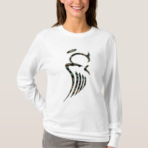 Sweat - shirt à capuche d'ange de Camo des femmes