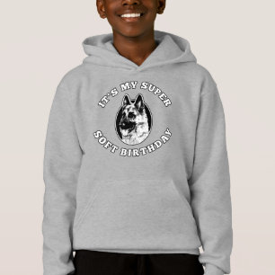 sweat - shirt à capuche d'anniversaire supersoft