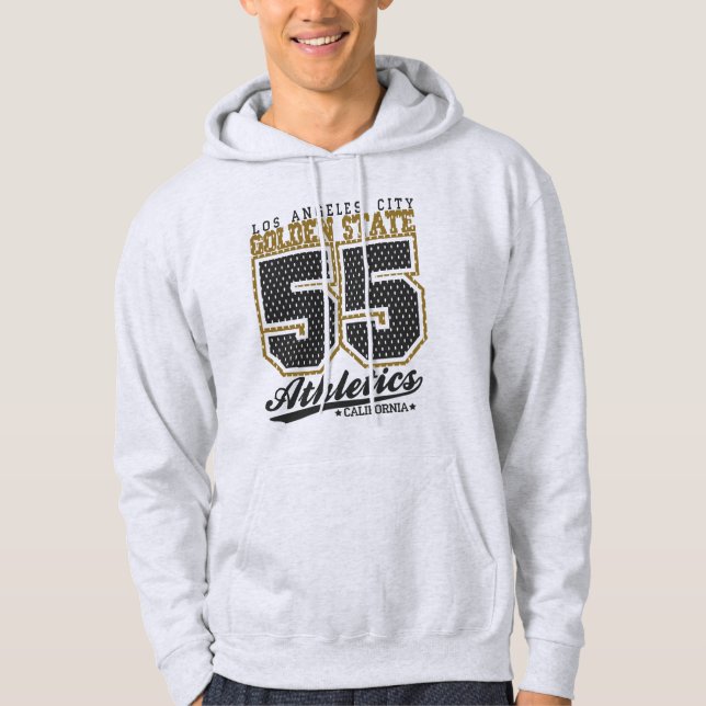 Sweat - shirt à capuche d'athlétisme d'État de Los (Devant)