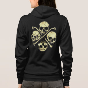 Sweat - shirt à capuche de 4 crânes