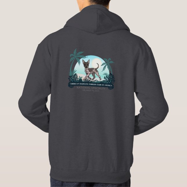 Sweat - shirt à capuche de basculement homme avec  (Dos)