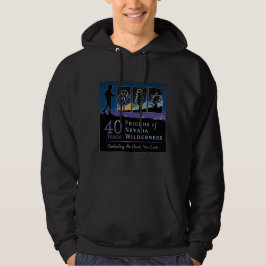 Sweat - shirt à capuche de base (40e logo Dark Sky