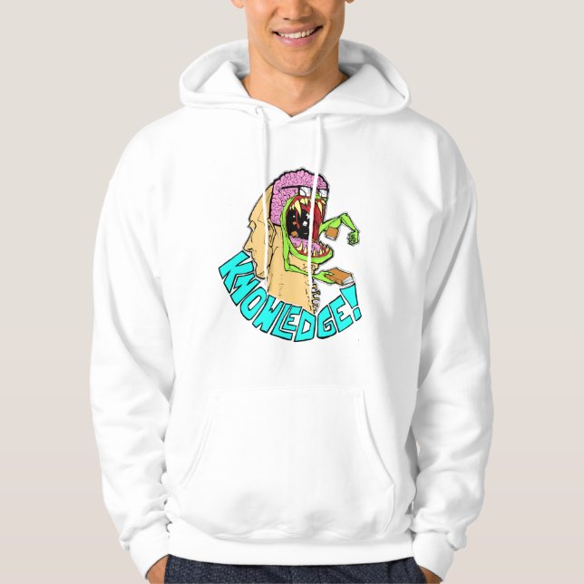 Sweat - shirt à capuche de cerveau ! (Devant)