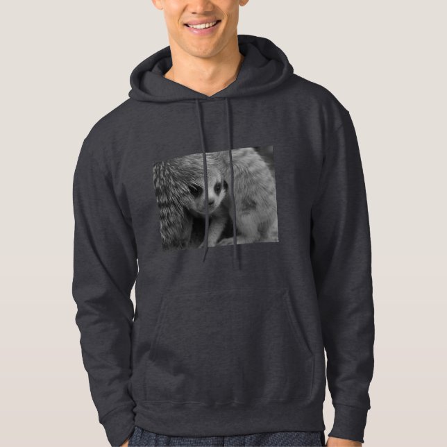 Sweat - shirt à capuche de chiot de Meerkat (Devant)
