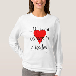 Sweat - shirt à capuche de coeur de professeur