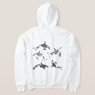 Sweat - shirt à capuche de conception Orca Full Zi