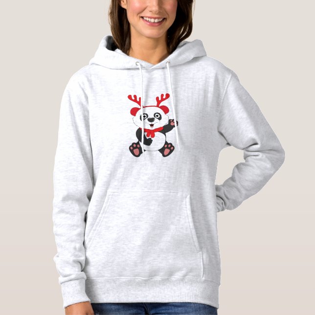 Sweat - shirt à capuche de conception Panda (Devant)