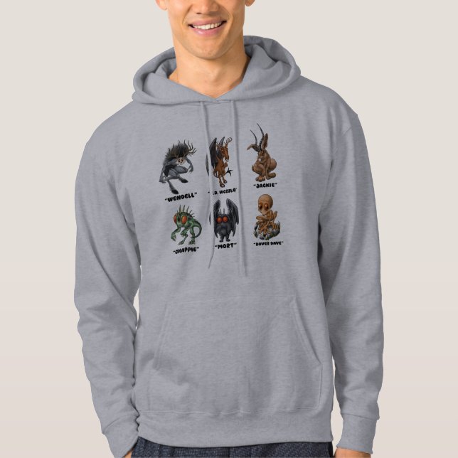 Sweat - shirt à capuche de Cryptids ! (Devant)