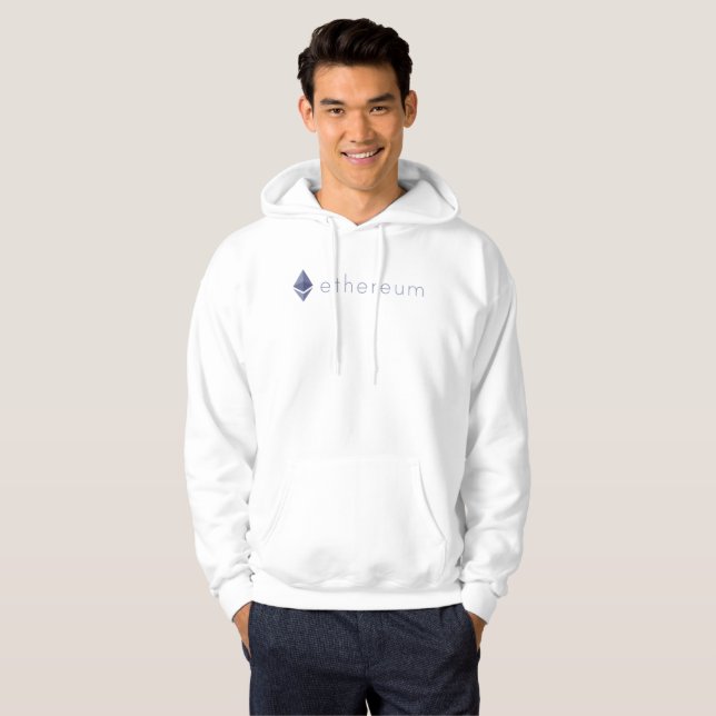 Sweat - shirt à capuche de Cryptocurrency de (Devant entier)