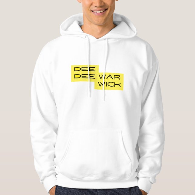 Sweat - shirt à capuche de Dee Dee Warwick Yellow  (Devant)
