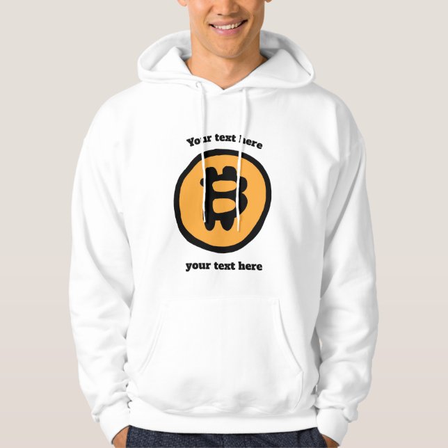 sweat - shirt à capuche de devis modifiable de piè (Devant)
