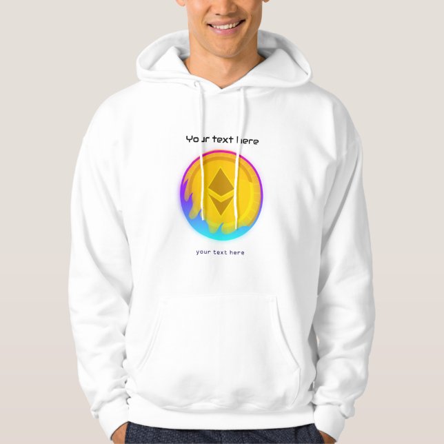 sweat - shirt à capuche de devis modifiable de piè (Devant)