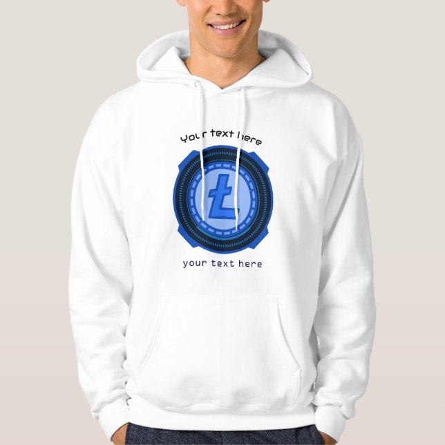 sweat - shirt à capuche de devis modifiable de piè (Devant)