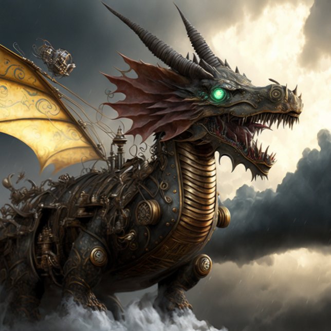 Sweat - shirt à capuche de dragon Steampunk (Créateur téléchargé)