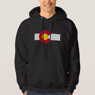 Sweat - shirt à capuche de drapeau du Colorado