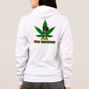 Sweat - shirt à capuche de femelle de Rasta