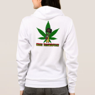 Sweat - shirt à capuche de femelle de Rasta