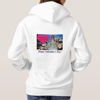 sweat - shirt à capuche de femmes. Heureuse Sainte