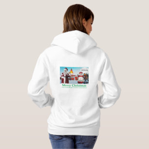 sweat - shirt à capuche de femmes. Joyeux Noël. ch