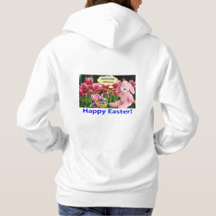 sweat - shirt à capuche de femmes. Joyeux Pâques.