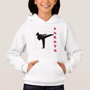 Sweat - shirt à capuche de fille de karaté