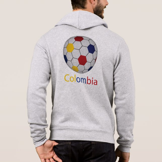 Sweat - shirt à capuche de football de Colombie (Dos)