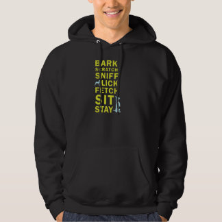 Sweat - shirt à capuche de formation de chien