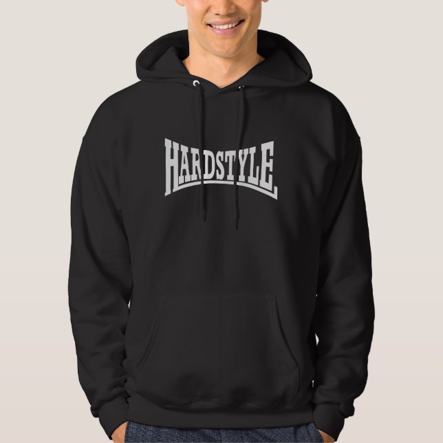 Sweat - shirt à capuche de Hardstyle (Devant)