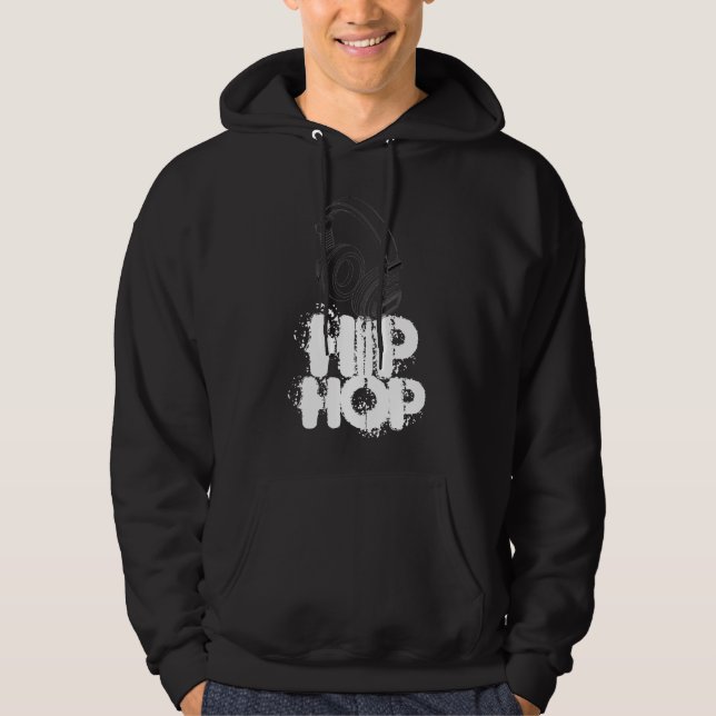 Sweat - shirt à capuche de hip hop (Devant)