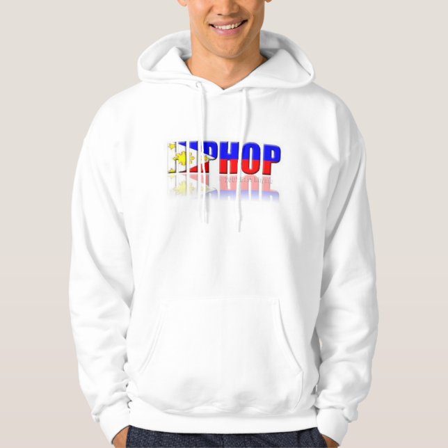 Sweat - shirt à capuche de hip-hop de Pinoy (Devant)
