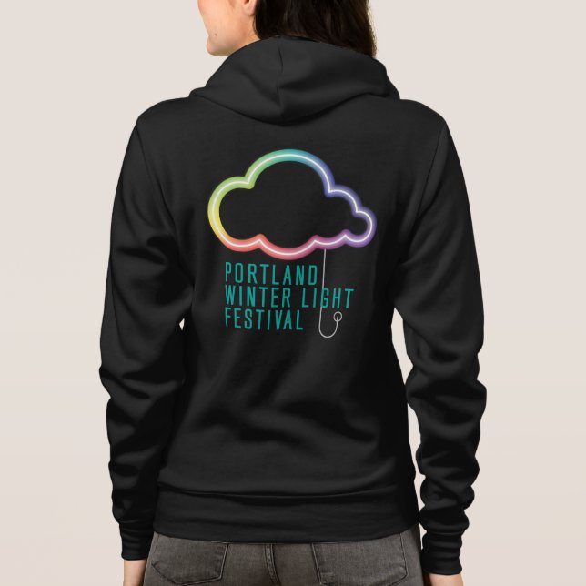 Sweat - shirt à capuche de la fermeture éclair des (Dos)
