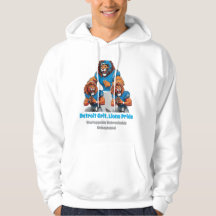 Sweat - shirt à capuche de la Fierté des Lions Gri